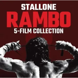 Rambo 5 Film Collection HD Fandango or Google Play