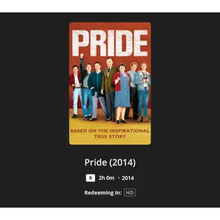 Pride (2014) HD Movies Anywhere
