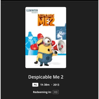 Despicable Me 2 HD Movies Anywhere