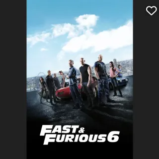Fast & Furious 6 HD Movies Anywhere