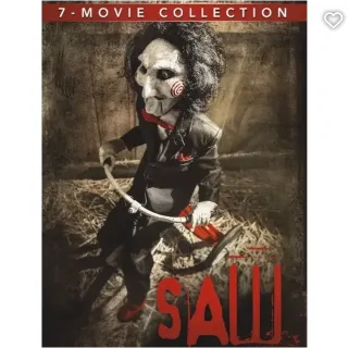 Saw The Complete Collection HD 1-7 VUDU or Google