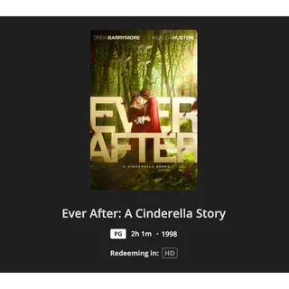 Ever After A Cinderella Story HD Movies Anywhere