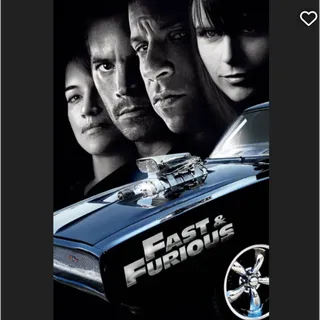 Fast & Furious (Fast 4) HD Movies Anywhere