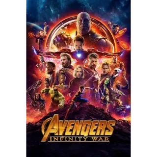 Avengers: Infinity War HD Movies Anywhere