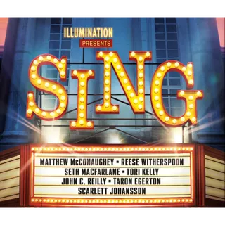 Sing HD Movies Anywhere MA Illumination