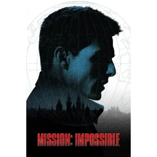 Mission: Impossible 1 4K Apple or VUDU