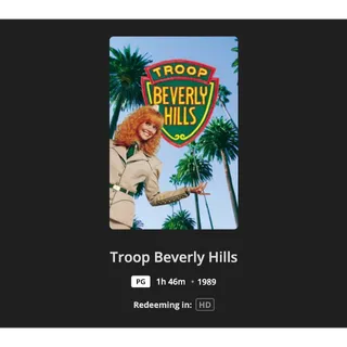 Troop Beverly Hills HD Movies Anywhere