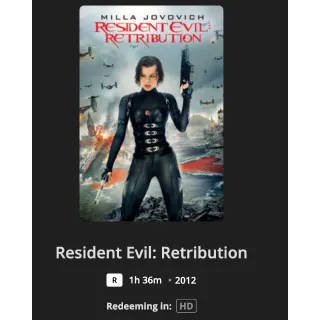 Resident Evil: Retribution Movies Anywhere MA
