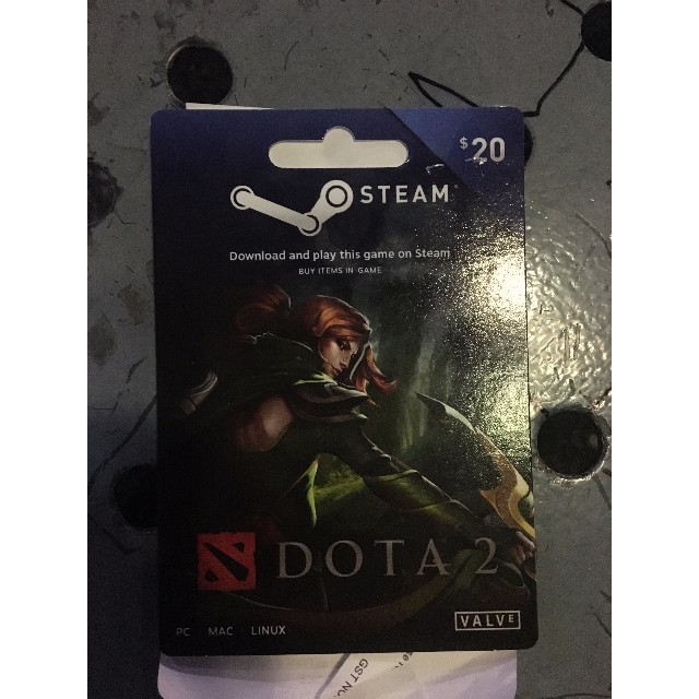 Valve Steam Wallet $20 Gift Card STEAM DOTA 2 2017 $20 - Best Buy