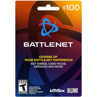 Battle.net / Activision Blizzard Balance - $100.00 CAD - Canada Region