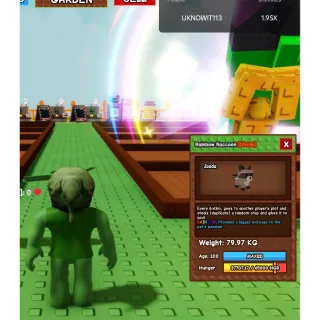 Titanic Rainbow Raccoon