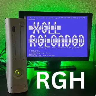 RGH Xbox 360 Console With 120GB Hard Drive + Cords