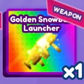 golden snowball launcher