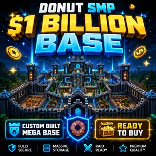Donut SMP Mega Base Build | $500M+ C