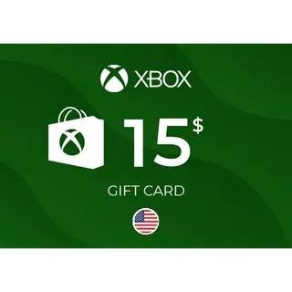 $15.00 USD Xbox Gift Card