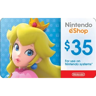 $35.00 USD Nintendo eShop