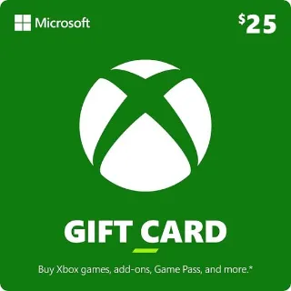 $25 Xbox USA 🇺🇸 Gift Card #𝘼𝙪𝙩𝙤𝘿𝙚𝙡𝙞𝙫𝙚𝙧𝙮⚡️