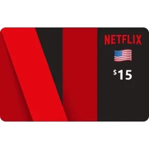 $15 Netflix USA 🇺🇸 Gift Card #𝘼𝙪𝙩𝙤𝘿𝙚𝙡𝙞𝙫𝙚𝙧𝙮⚡️