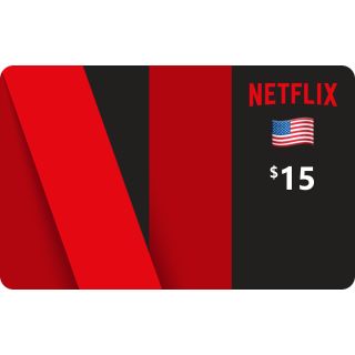 $15 Netflix USA 🇺🇸 Gift Card #𝘼𝙪𝙩𝙤𝘿𝙚𝙡𝙞𝙫𝙚𝙧𝙮⚡️