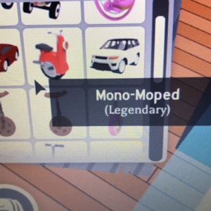 Roblox Adopt Me Mono Moped