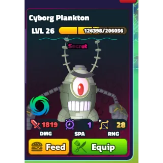 1x Cyborg Plankton