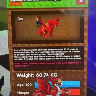 60kg Rainbow Frost Drago