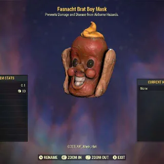 Fasnacht Brat Boy Mask