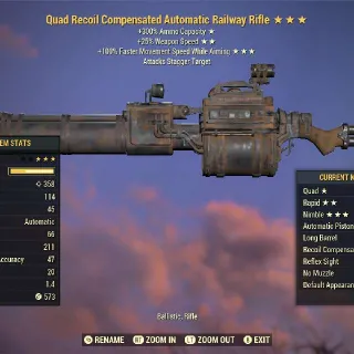 ⭐ ⭐ ⭐ Q25 Railway Rifle