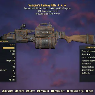 Weapon | V2525 Railway Rifle