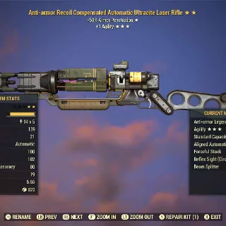 Weapon | AA 1A Legacy Laser Rifle