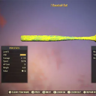 Weapon | Level 5 Yellow Bat