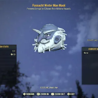 Fasnacht Winter Man Mask