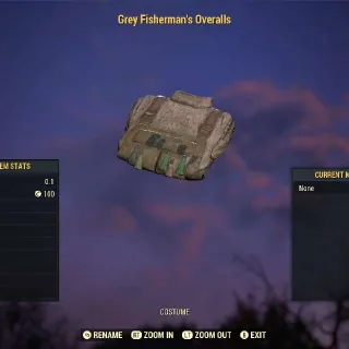 Grey Fisherman's Overall