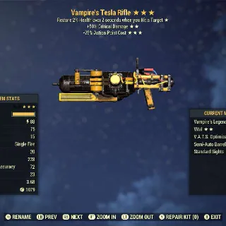 Weapon | V5025 Tesla Rifle