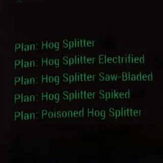 Hog Splitter Plan Set