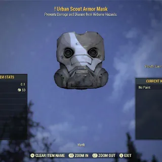 Urban Scout Armor Mask