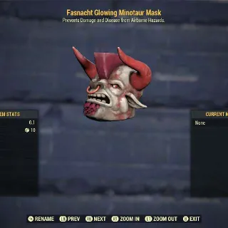 Glowing Minotaur Mask