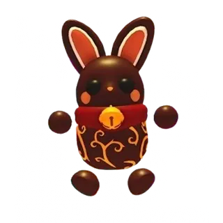 Dark Choccy Bunny Mega Neon