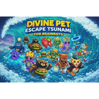 100x Divine Brainrots Escape Tsunami For Brainrots!