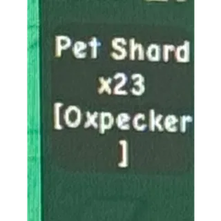 Oxpecker shard x23