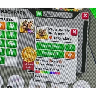 Mega chocolate chip bat dragon 