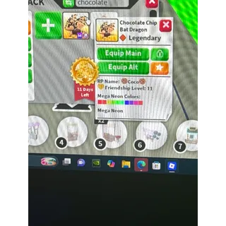 Mega chocolate chip bat dragon 