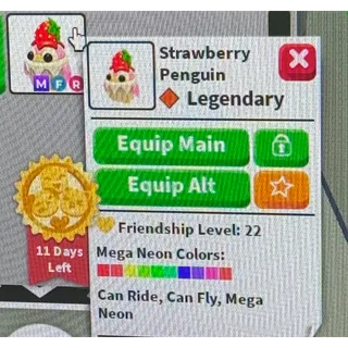Mfr strawberry penguin 