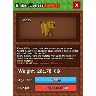 Ember lioness 