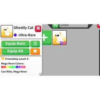 Mega ghostly cat