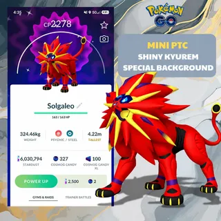 Shiny Sogaleo✨ Mini PTC Account ✨ - Instant Delivery