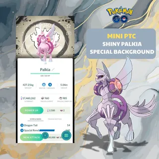Shiny Palkia Special Background✨ MINI PTC✨ - Instant Delivery