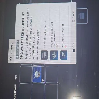 Showstopper Blueprint