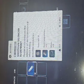 Shotgun Silencer Bluprin