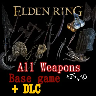 Elden Ring - PS4/PS5 // ALL WEAPONS +25 +10